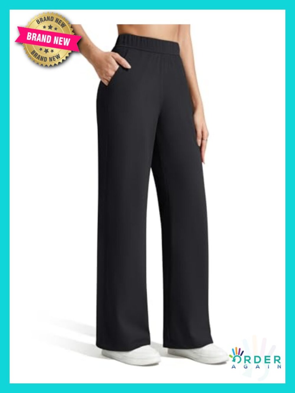 ShiftReady Wide Leg Elastic Waist Yoga Pants with Pockets